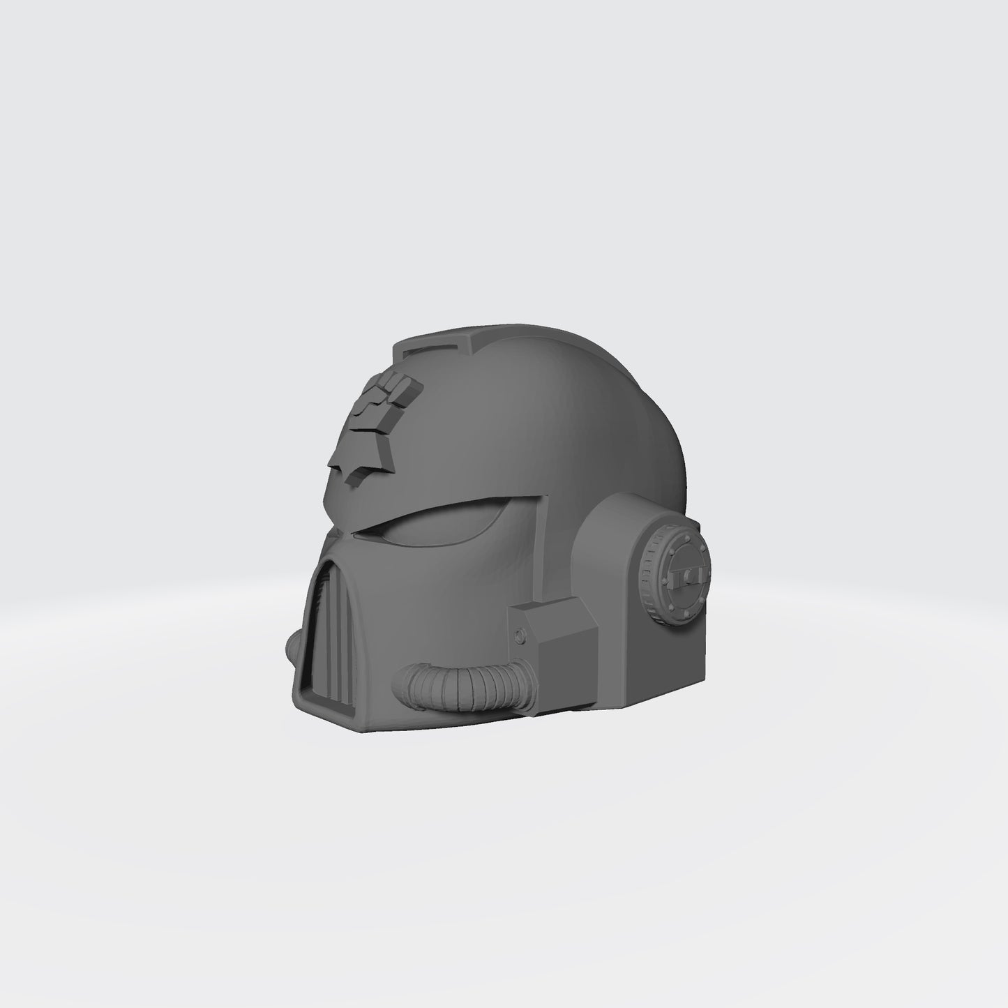 Monarchs Fists Warrior Order Type 7 Helmet resin upgrade compatible with McFarlane Toys 7-inch armored action figures by Fantasy World Games.