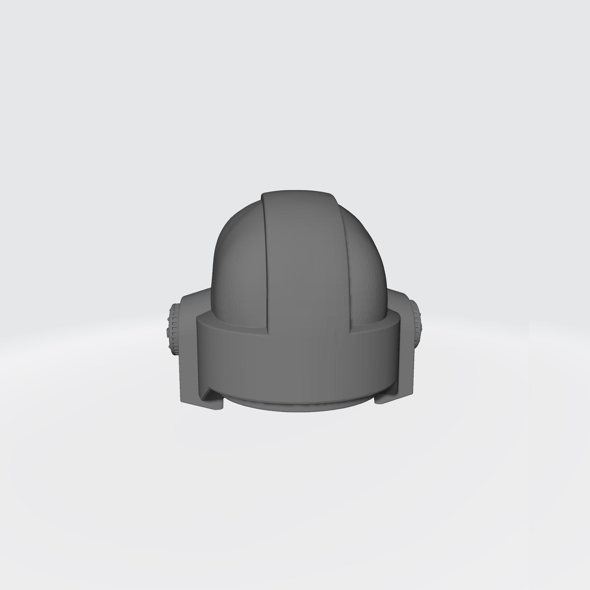 Monarchs Fists Warrior Order Type 7 Helmet resin upgrade compatible with McFarlane Toys 7-inch armored action figures by Fantasy World Games.