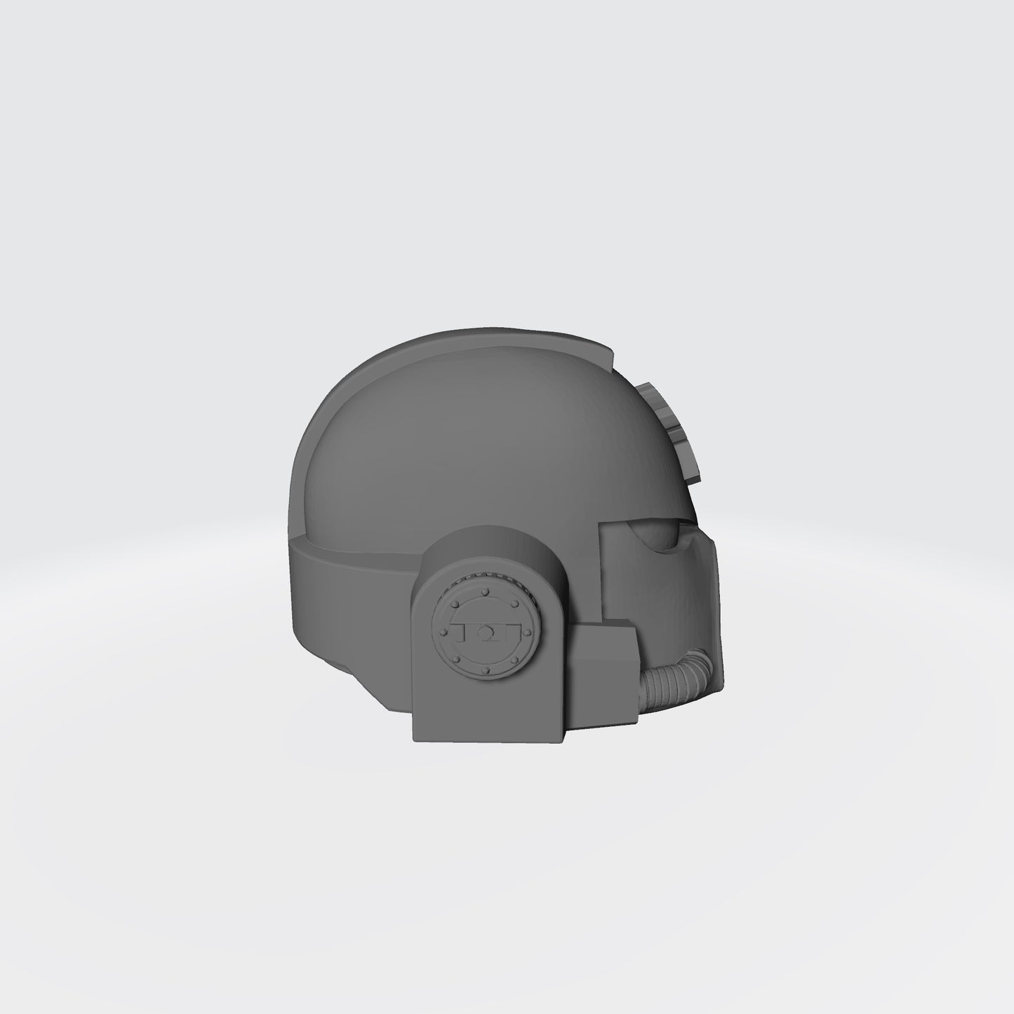 Monarchs Fists Warrior Order Type 7 Helmet resin upgrade compatible with McFarlane Toys 7-inch armored action figures by Fantasy World Games.