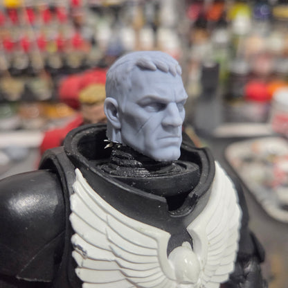 Moon Wolves Warrior Captain Head Type G V. LOK-A custom resin head compatible with McFarlane Toys 7-inch armored action figures
