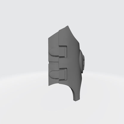 Moon Wolves Warrior Order Shin Guard with Clamps compatible with McFarlane Toys 1:12 scale armored action figures custom resin armor upgrade