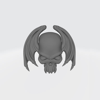 Night Terrors Legion Gargoyle Wing Shoulder Pad 3D Decal compatible with McFarlane Toys 7 inch armored action figures