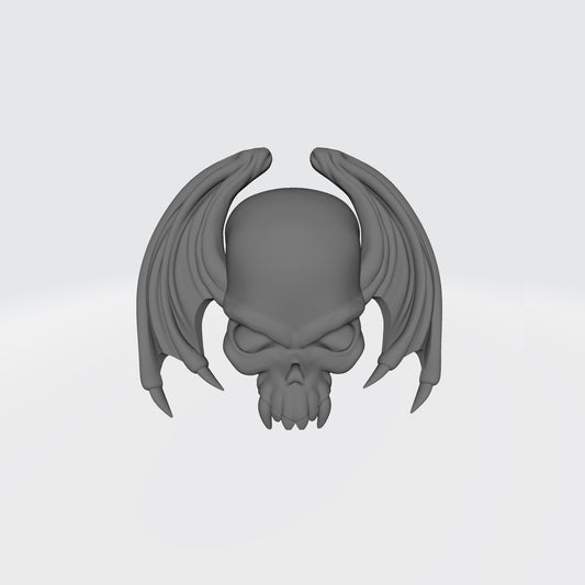 Night Terrors Legion Gargoyle Wing Shoulder Pad 3D Decal compatible with McFarlane Toys 7 inch armored action figures