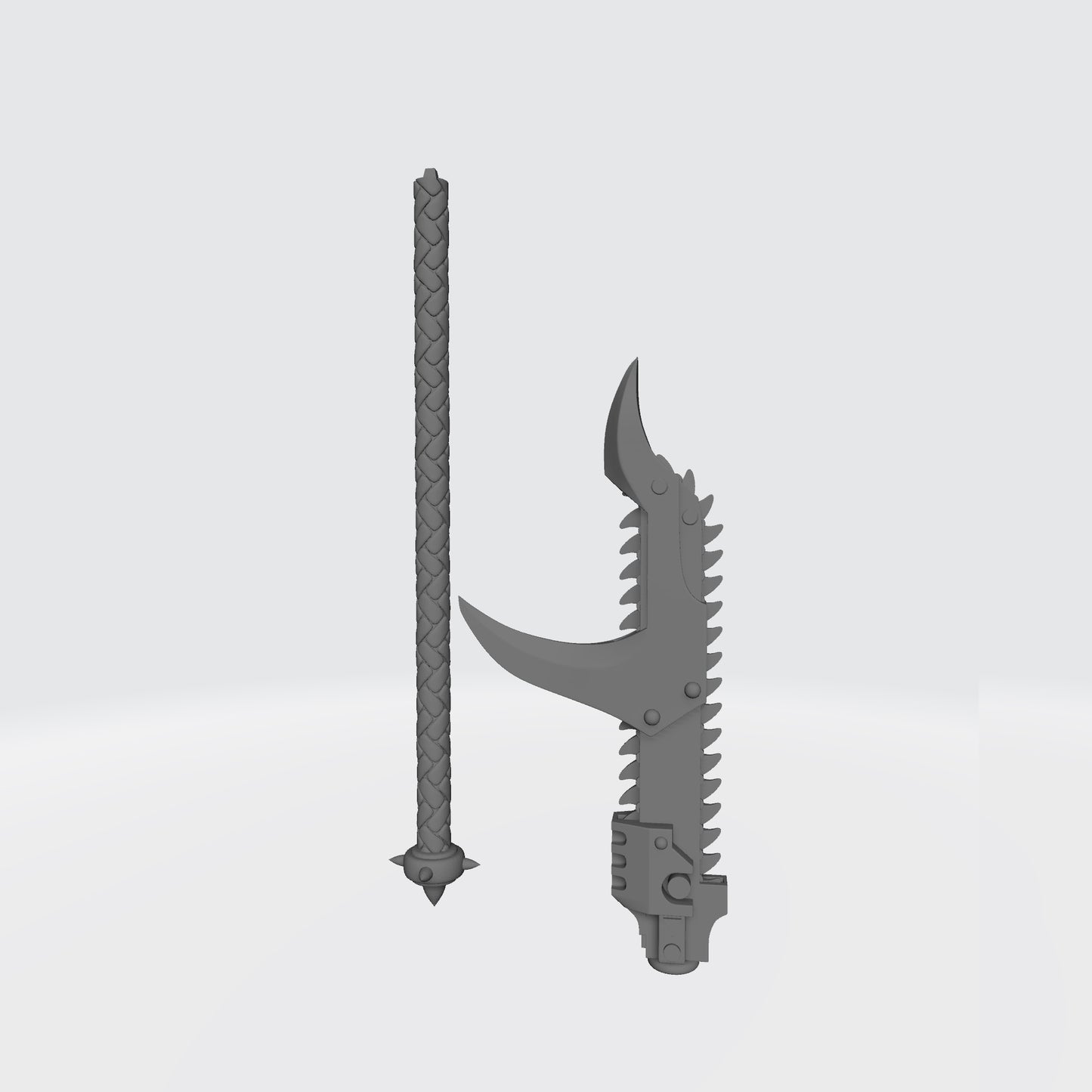 Night Terrors Warrior Order Chain Glaive V1 compatible with McFarlane Toys 7-inch armored action figures