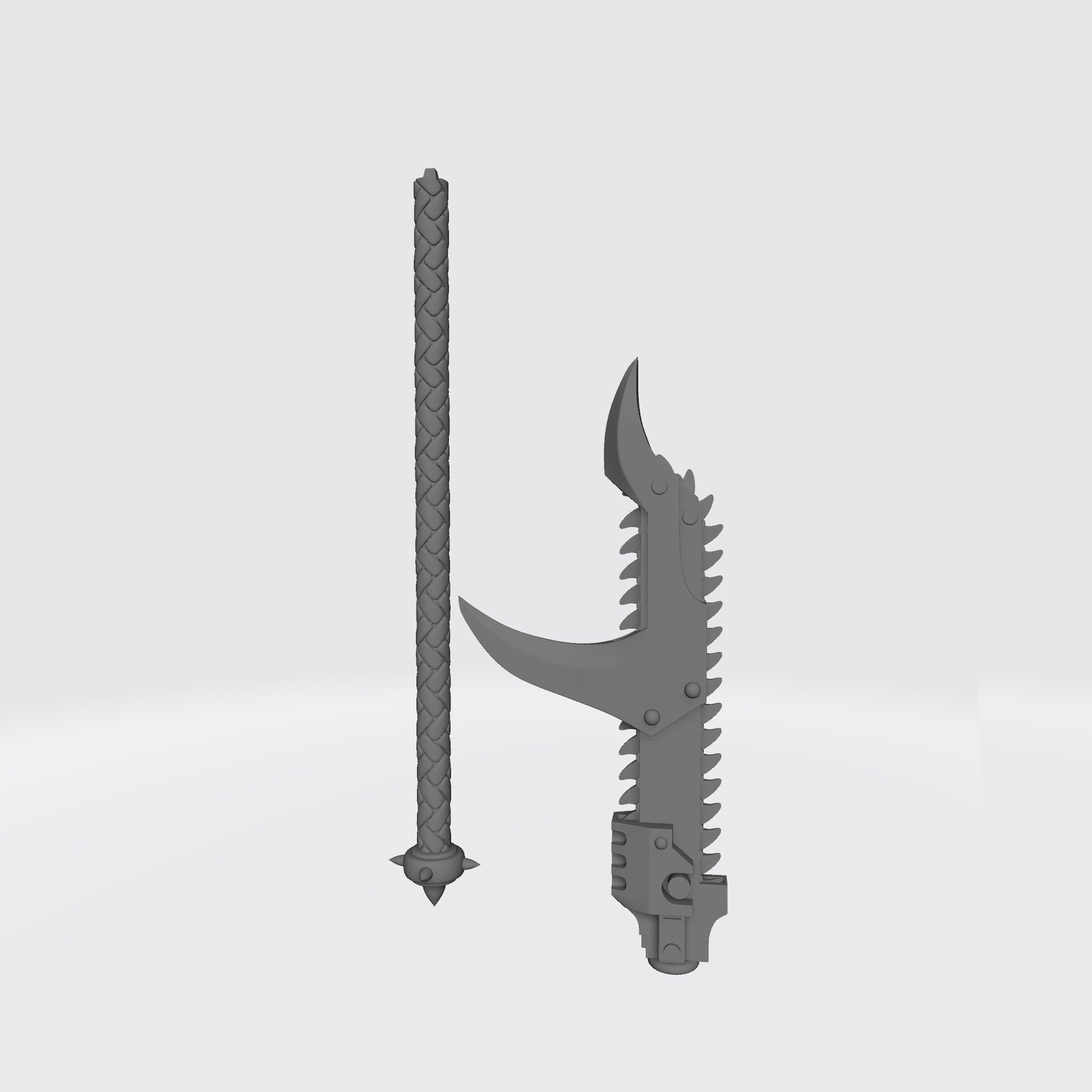 Night Terrors Warrior Order Chain Glaive V1 compatible with McFarlane Toys 7-inch armored action figures