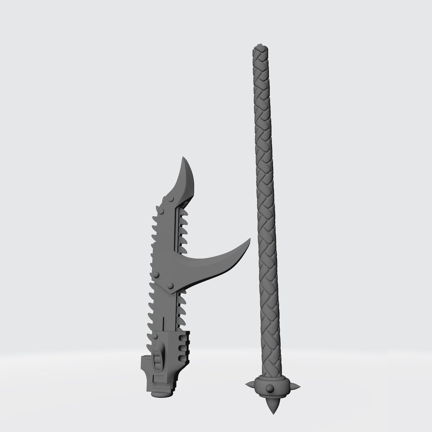 Night Terrors Warrior Order Chain Glaive V1 compatible with McFarlane Toys 7-inch armored action figures