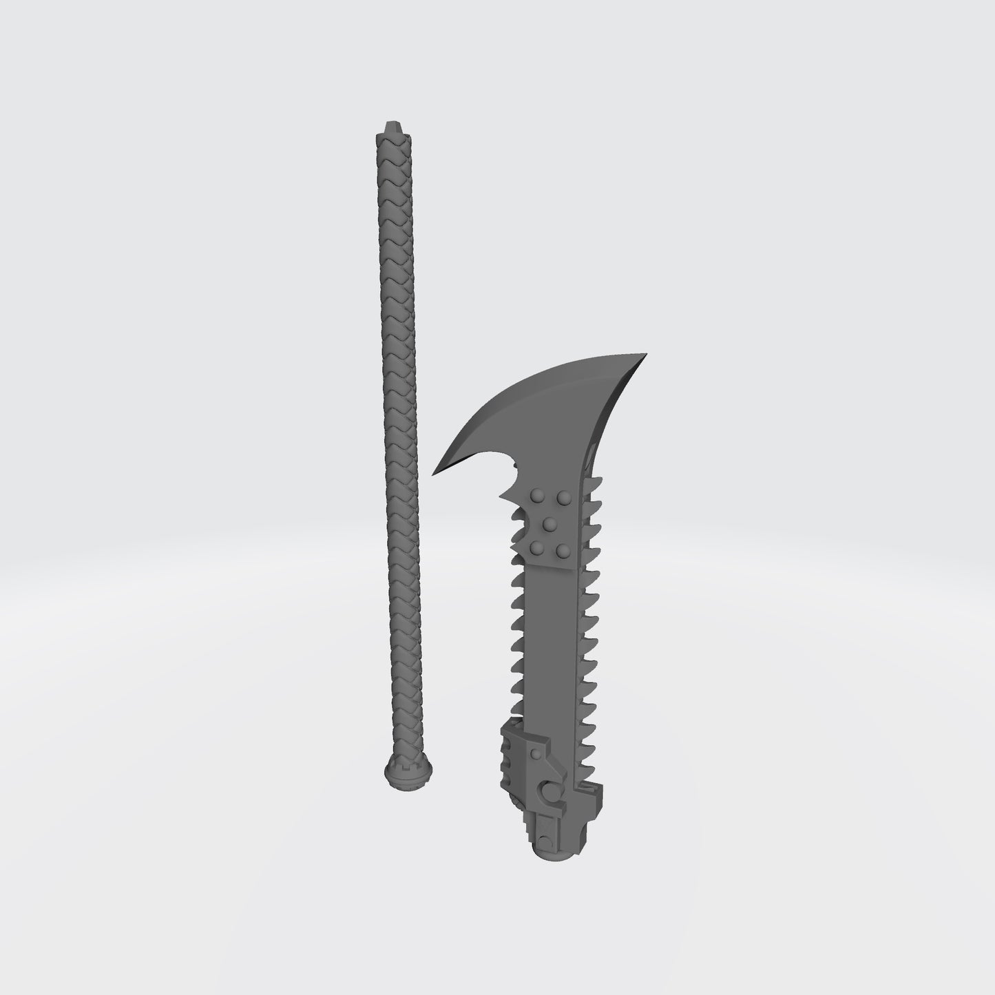 Night Terrors Warrior Order Chain Glaive V4 custom resin close combat weapon compatible with McFarlane 1:12 scale figures