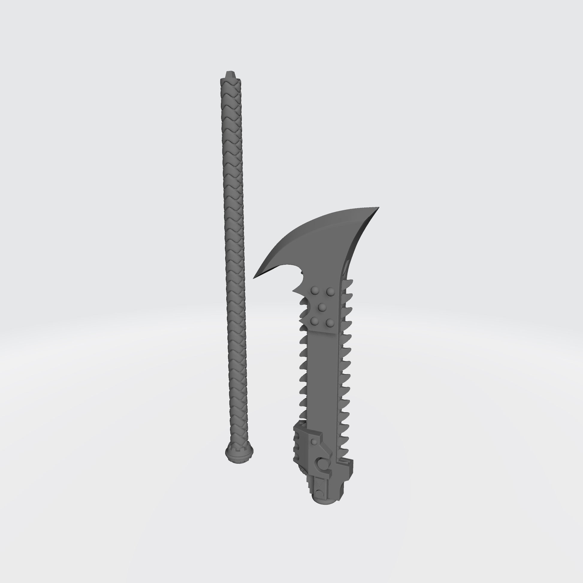 Night Terrors Warrior Order Chain Glaive V4 custom resin close combat weapon compatible with McFarlane 1:12 scale figures