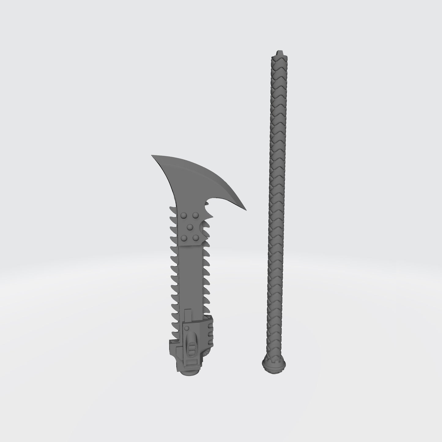 Night Terrors Warrior Order Chain Glaive V4 custom resin close combat weapon compatible with McFarlane 1:12 scale figures