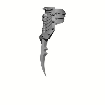 Night Terrors Warrior Order Elite Energy Claws compatible with McFarlane Toys 7-inch armored action figures