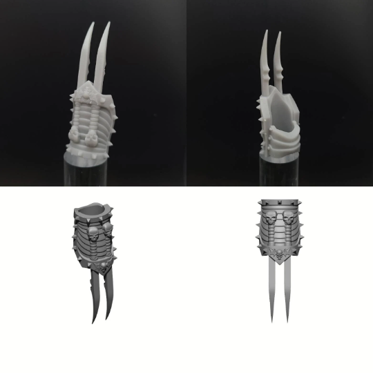 Night Terrors Warrior Order Elite Energy Claws compatible with McFarlane Toys 7-inch armored action figures