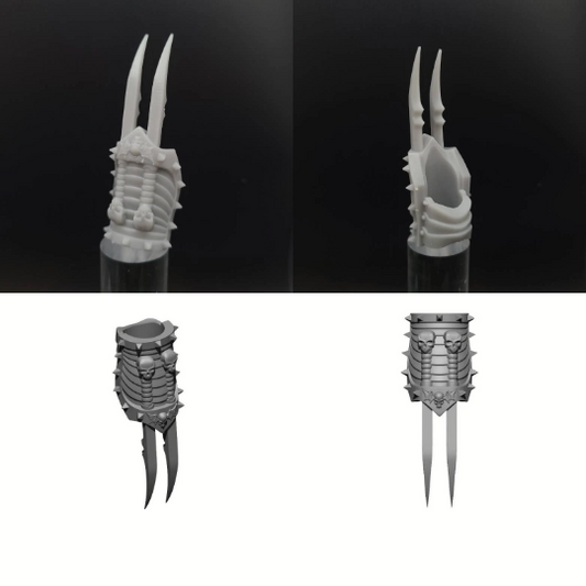 Night Terrors Warrior Order Elite Energy Claws compatible with McFarlane Toys 7-inch armored action figures