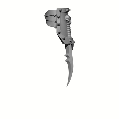 Night Terrors Warrior Order X2 Energy Claws compatible with McFarlane Toys 7-inch armored action figures