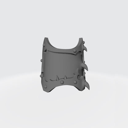 Night Terrors Warrior Order Warp Talon Shin Guard compatible with McFarlane Toys 7-inch armored action figures