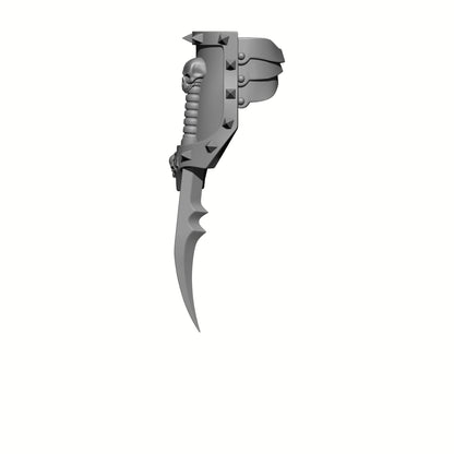Night Terrors Warrior Order X2 Energy Claws compatible with McFarlane Toys 7-inch armored action figures