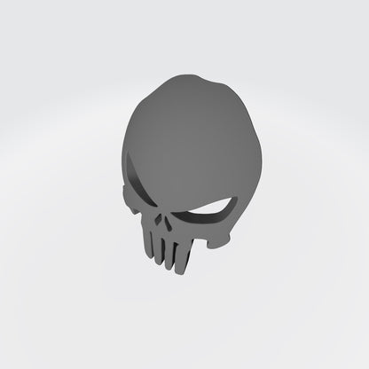 Punisher Warrior Order Black Verdict Shoulder Pad Decal V2 compatible with McFarlane Toys 7-inch armored action figures custom resin insignia