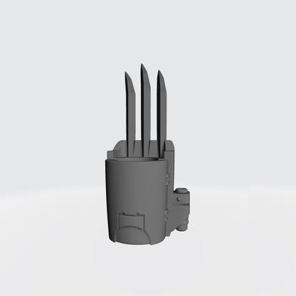 Raven Warrior Order Artisan Pattern Energy Claws compatible with McFarlane Toys 7-inch armored action figures