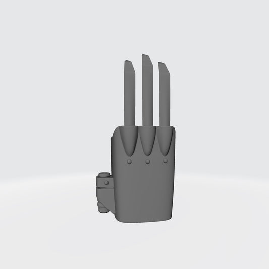 Raven Warrior Order Artisan Pattern Energy Claws compatible with McFarlane Toys 7-inch armored action figures