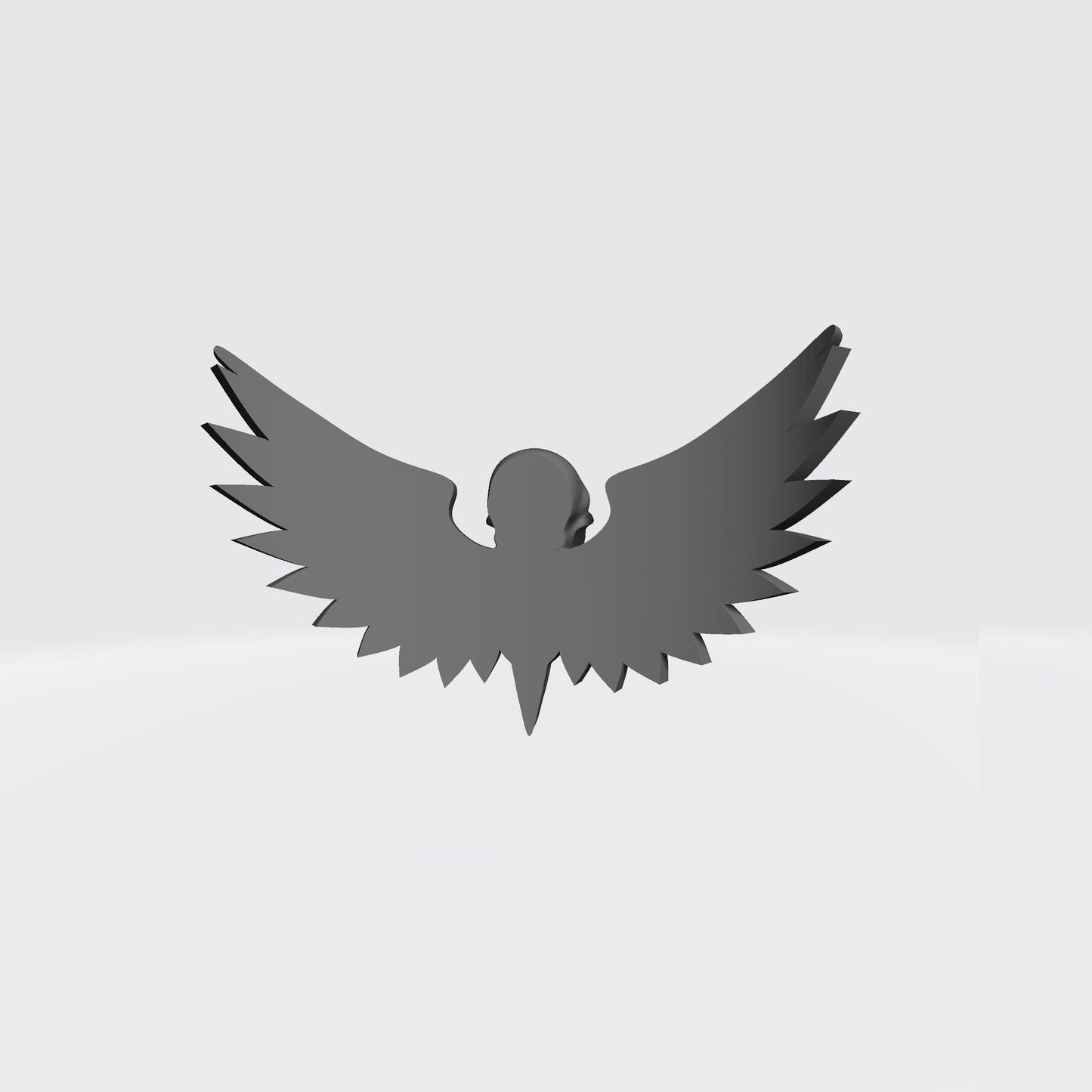 Raven Warrior Order Chestplate Decal with Raven Skull compatible with McFarlane Toys 7-inch armored action figures