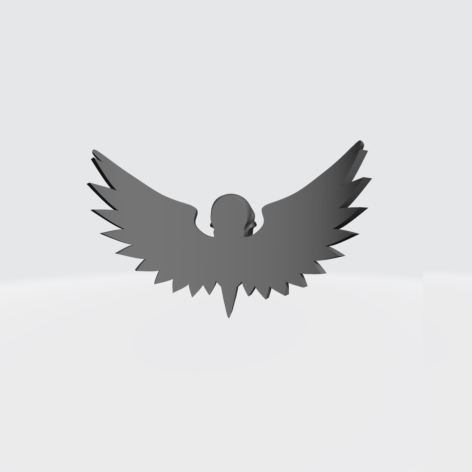 Raven Warrior Order Chestplate Decal with Raven Skull compatible with McFarlane Toys 7-inch armored action figures