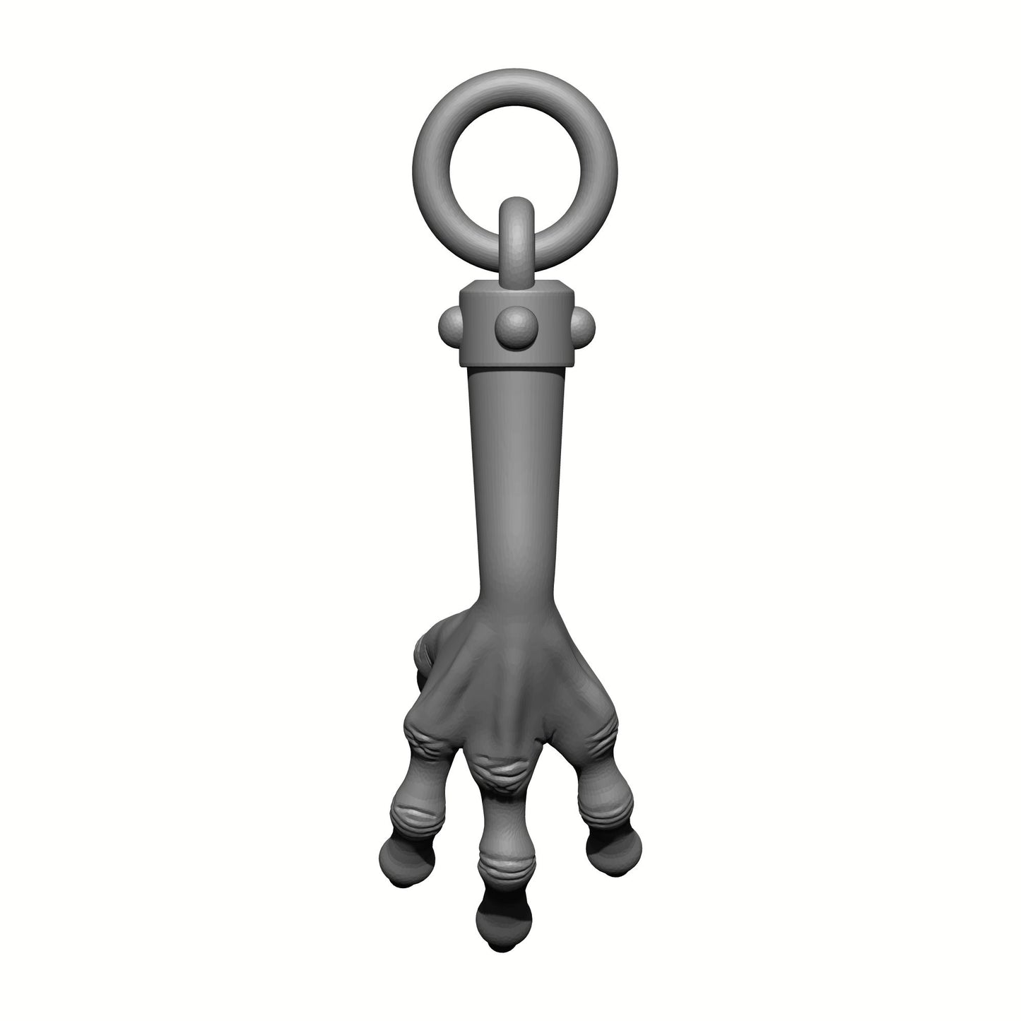 Raven Warrior Order Raven Claw Talisman custom resin belt relic accessory compatible with McFarlane Toys 7-inch armored action figures.