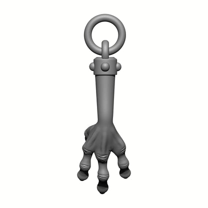 Raven Warrior Order Raven Claw Talisman custom resin belt relic accessory compatible with McFarlane Toys 7-inch armored action figures.