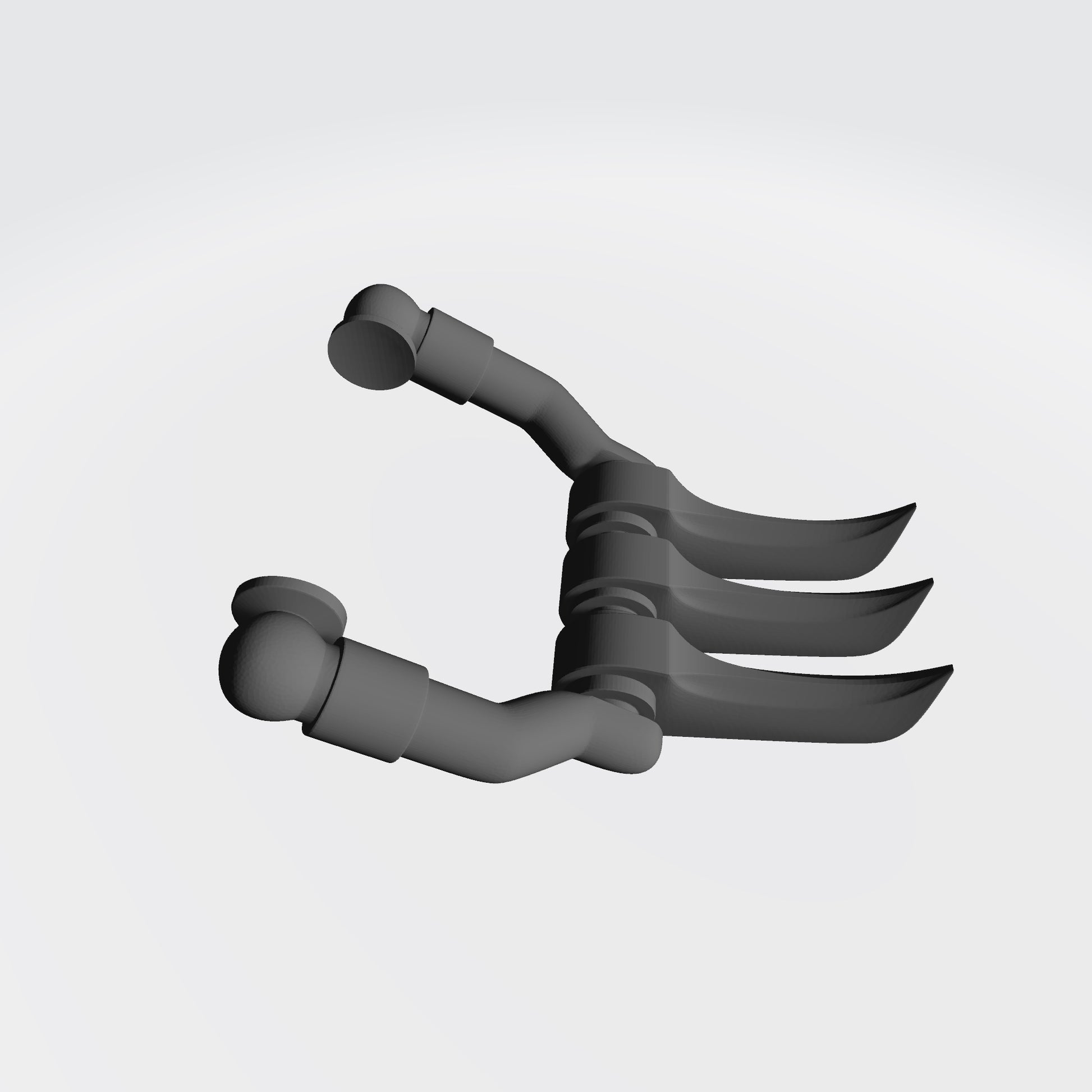 Raven Warrior Order Raven’s Spurs Set compatible with McFarlane Toys 7-inch armored action figures custom resin boot accessories