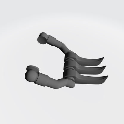 Raven Warrior Order Raven’s Spurs Set compatible with McFarlane Toys 7-inch armored action figures custom resin boot accessories
