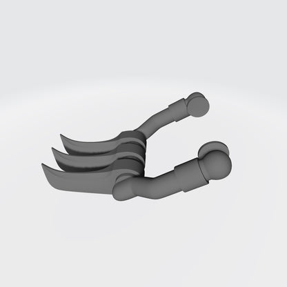 Raven Warrior Order Raven’s Spurs Set compatible with McFarlane Toys 7-inch armored action figures custom resin boot accessories