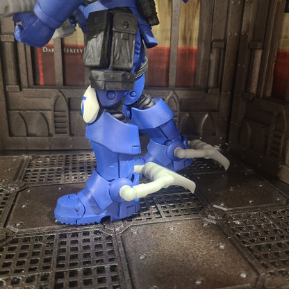 Raven Warrior Order Raven’s Spurs Set compatible with McFarlane Toys 7-inch armored action figures custom resin boot accessories