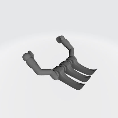 Raven Warrior Order Raven's Spurs Standard Set compatible with McFarlane Toys 7-inch armored action figures custom resin foot armor
