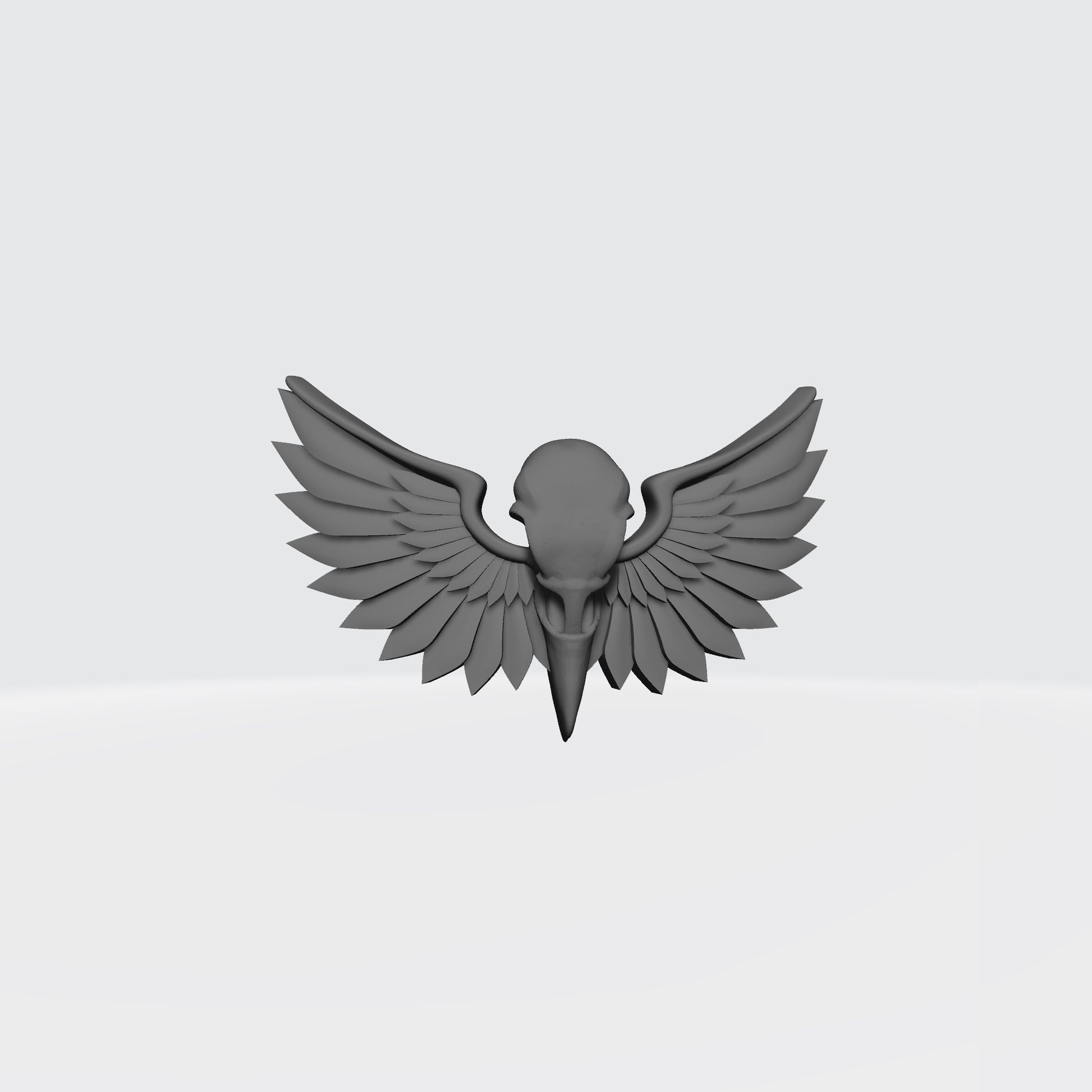 Raven Warrior Order Chestplate Decal with Raven Skull compatible with McFarlane Toys 7-inch armored action figures