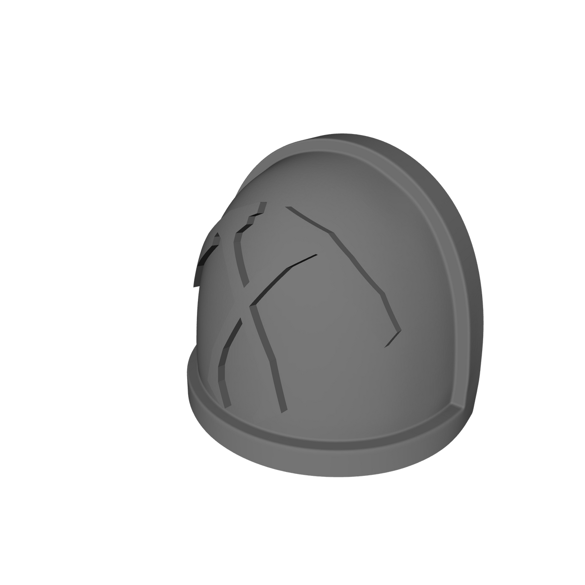 Reaper's Scythes Warrior Order Type 4 V1 custom resin shoulder pad compatible with McFarlane Toys 1:12 scale armored action figures