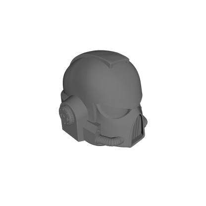 Retribution Wardens Warrior Order Type 7 resin helmet set compatible with 28mm and 32mm scale miniatures.