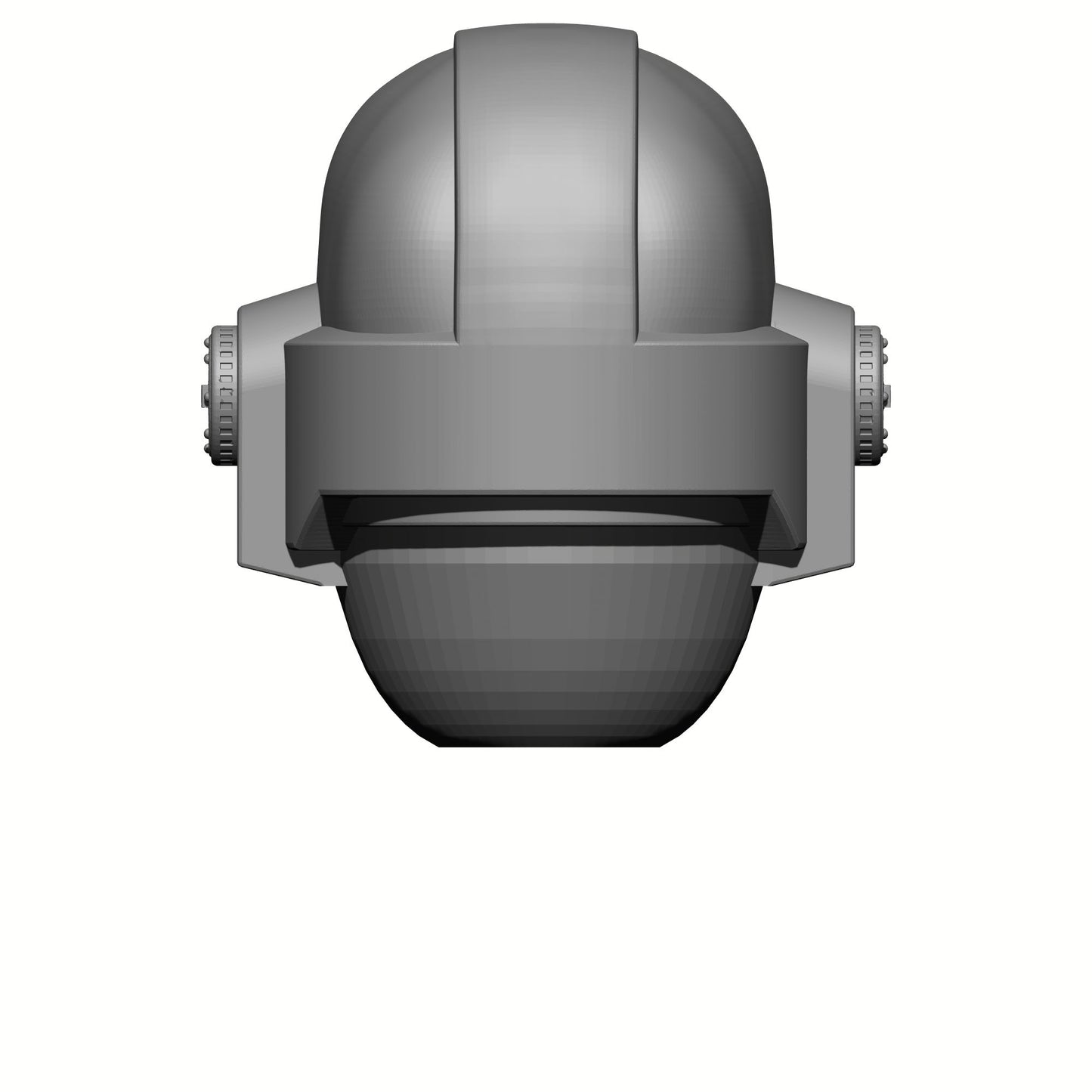 Retribution Wardens Warrior Order Type 7 Helmet with Chevron custom resin helmet designed to fit JoyToy 1:18 scale armored action figures.