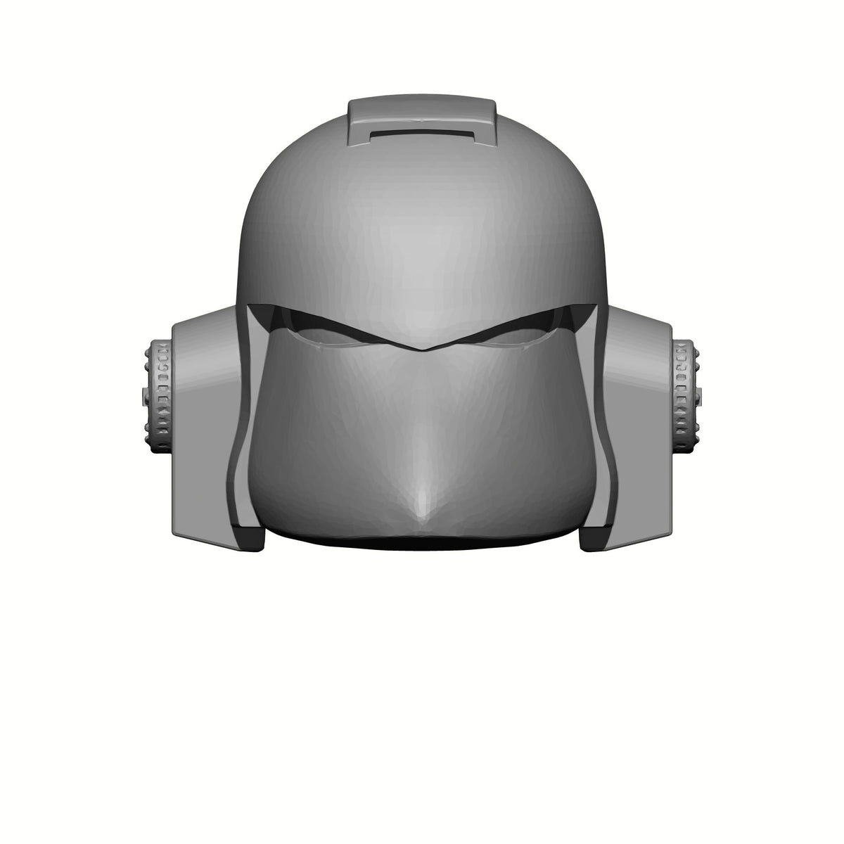 Retribution Wardens Warrior Order Type 6 Beaked resin helmet compatible with McFarlane Toys 1:12 scale armored action figures for custom figure painting and kitbash projects.