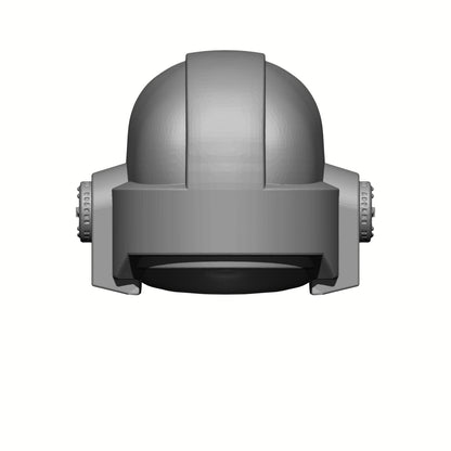 Retribution Wardens Warrior Order Type 6 Beaked resin helmet compatible with McFarlane Toys 1:12 scale armored action figures for custom figure painting and kitbash projects.