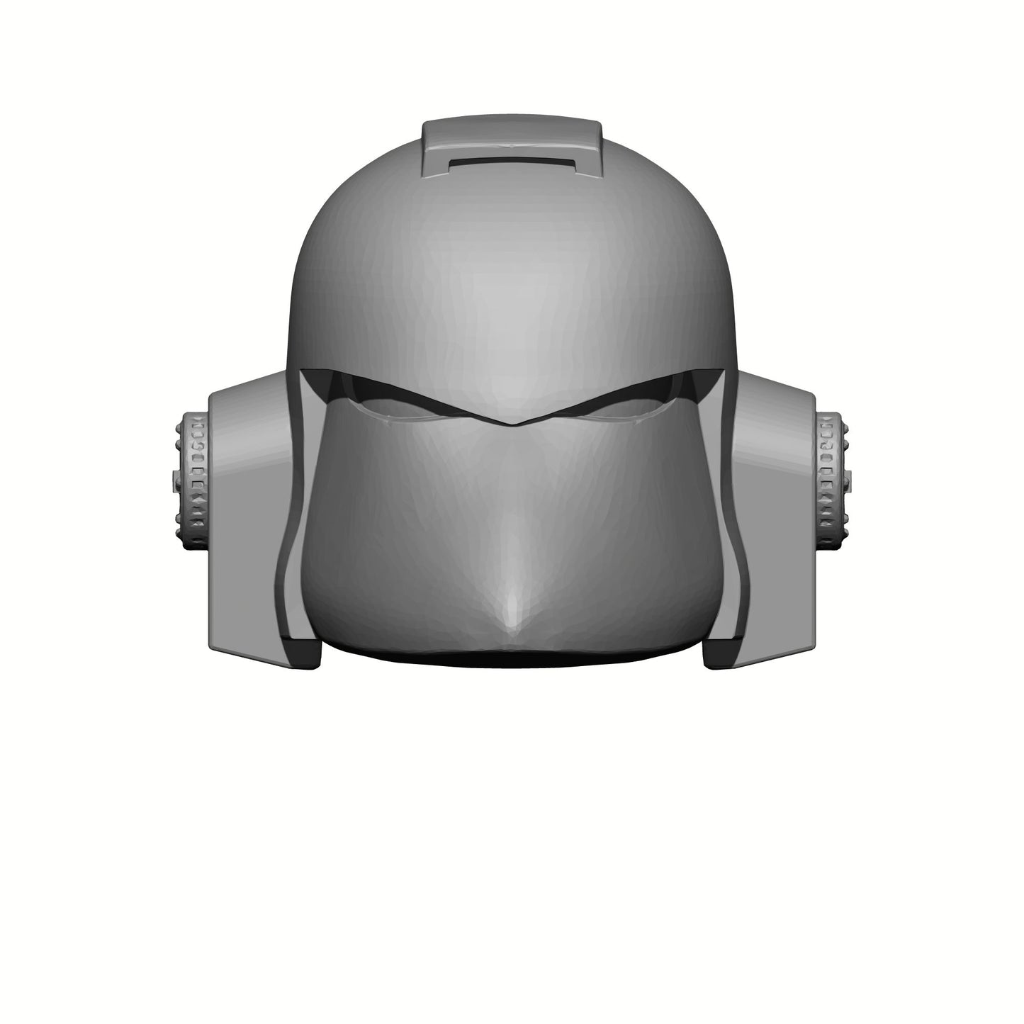 Retribution Wardens Warrior Order G:6 Beaked resin helmet compatible with McFarlane Toys 1:12 scale armored action figures for custom figure painting and kitbash projects.