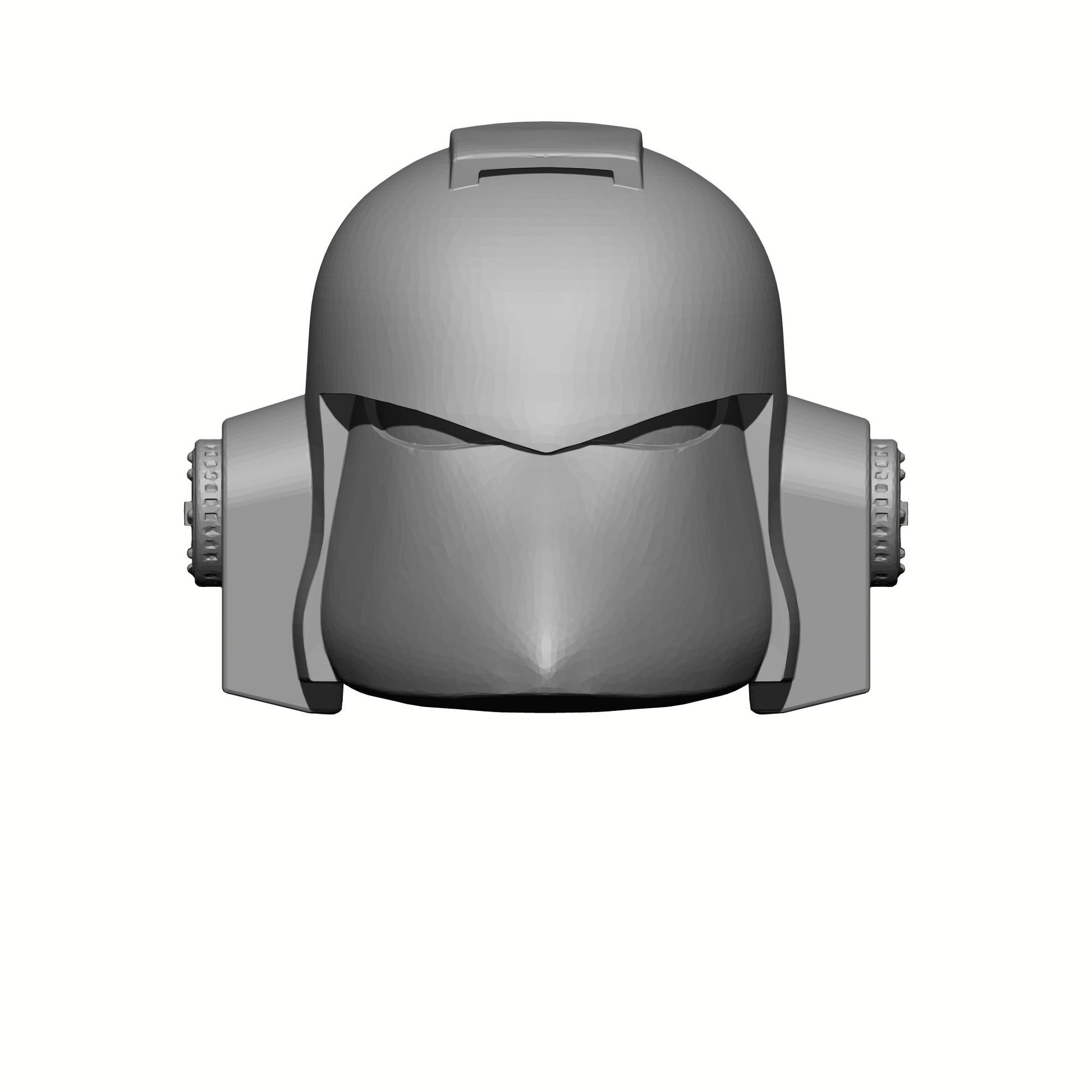 Retribution Wardens Warrior Order G:6 Beaked resin helmet compatible with McFarlane Toys 1:12 scale armored action figures for custom figure painting and kitbash projects.