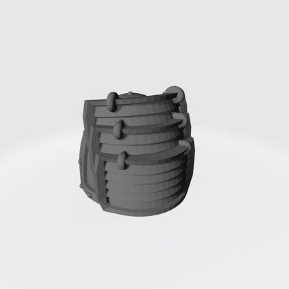 Samurai Type 7 V.3 Shoulder Pad compatible with McFarlane Toys 7-inch armored action figures custom resin pauldron
