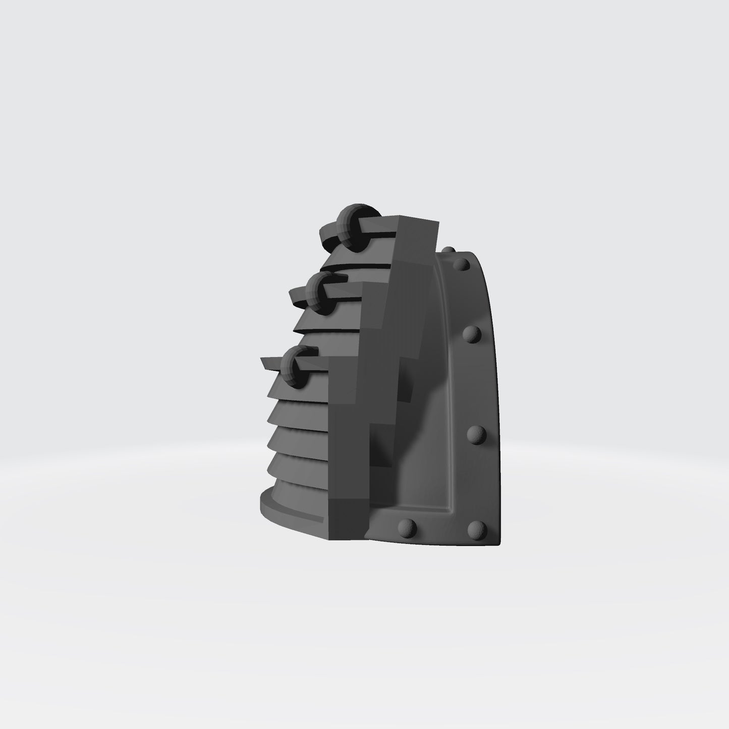 Samurai Type 7 V.3 Shoulder Pad compatible with McFarlane Toys 7-inch armored action figures custom resin pauldron
