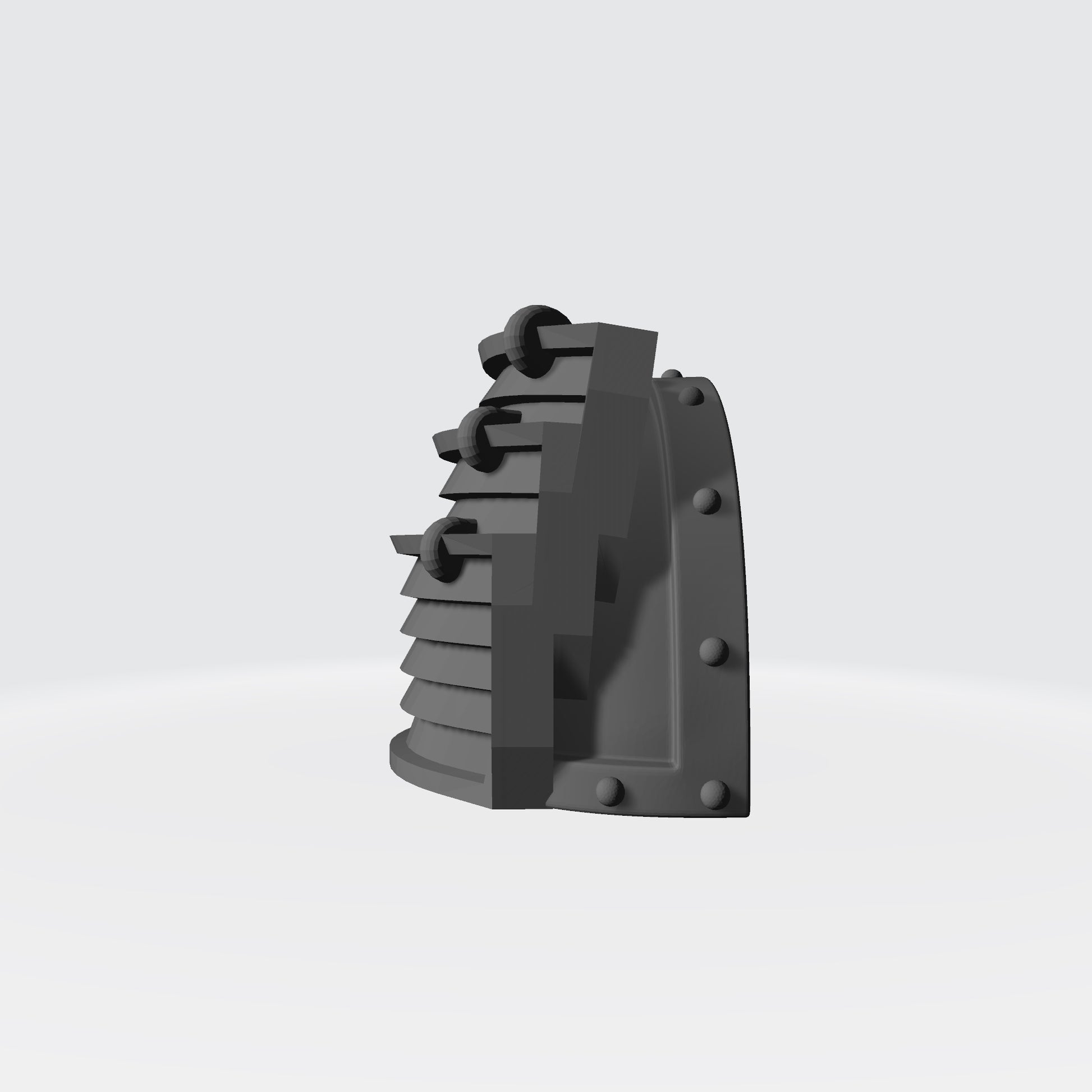 Samurai Type 7 V.3 Shoulder Pad compatible with McFarlane Toys 7-inch armored action figures custom resin pauldron