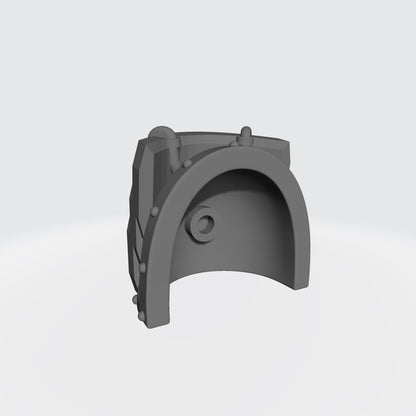 Samurai Type 7 V.3 Shoulder Pad compatible with McFarlane Toys 7-inch armored action figures custom resin pauldron