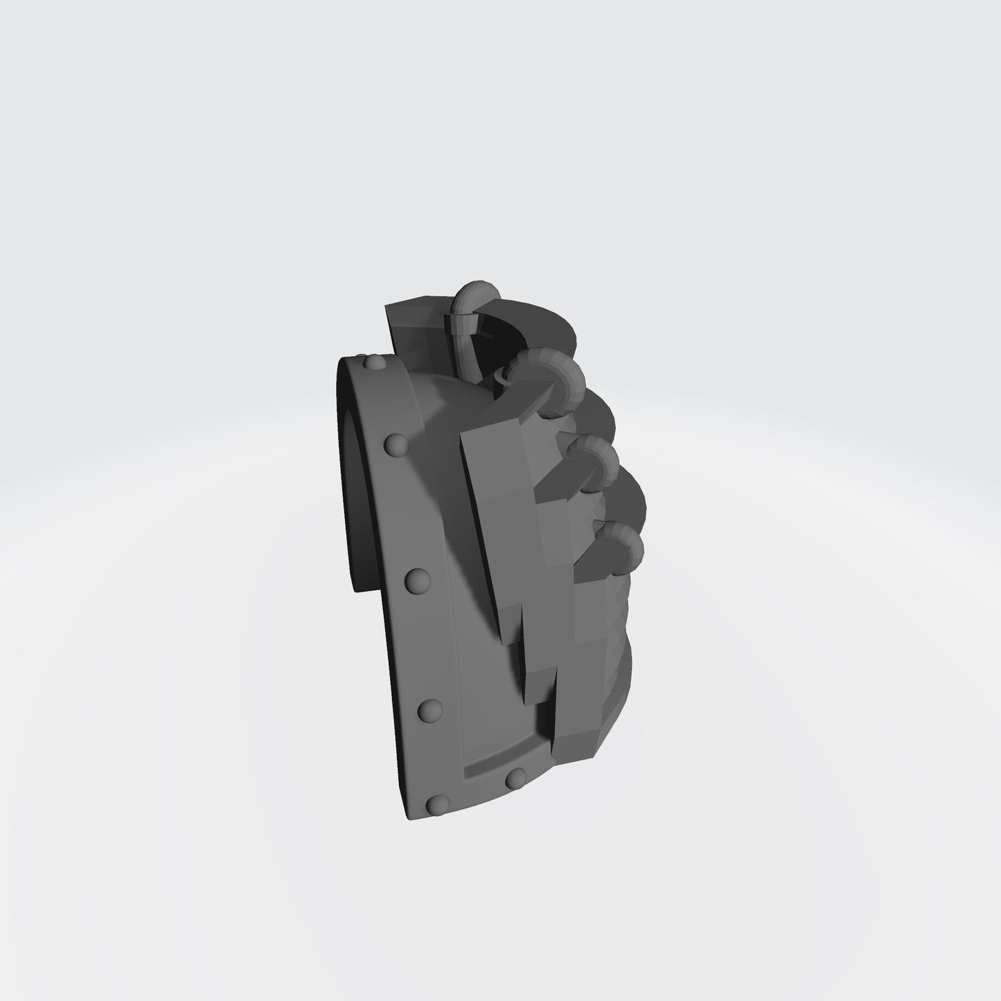 Samurai Type 7 V.3 Shoulder Pad compatible with McFarlane Toys 7-inch armored action figures custom resin pauldron