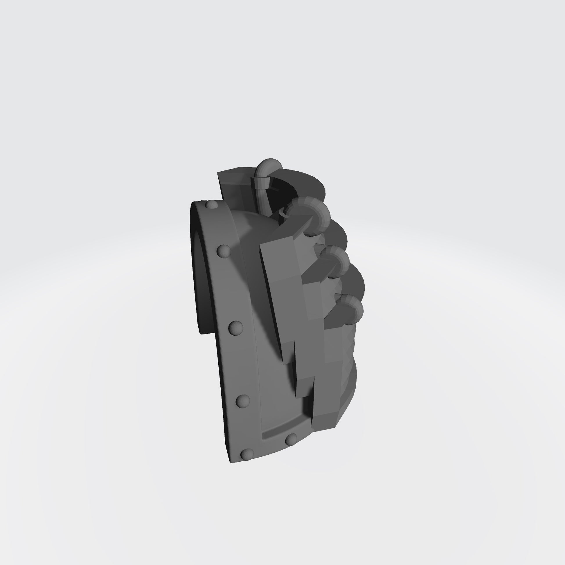 Samurai Type 7 V.3 Shoulder Pad compatible with McFarlane Toys 7-inch armored action figures custom resin pauldron