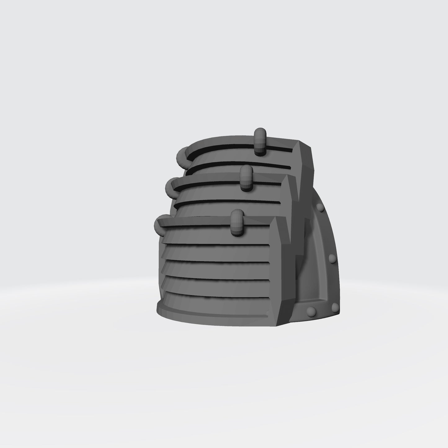 Samurai Type 7 V.3 Shoulder Pad compatible with McFarlane Toys 7-inch armored action figures custom resin pauldron