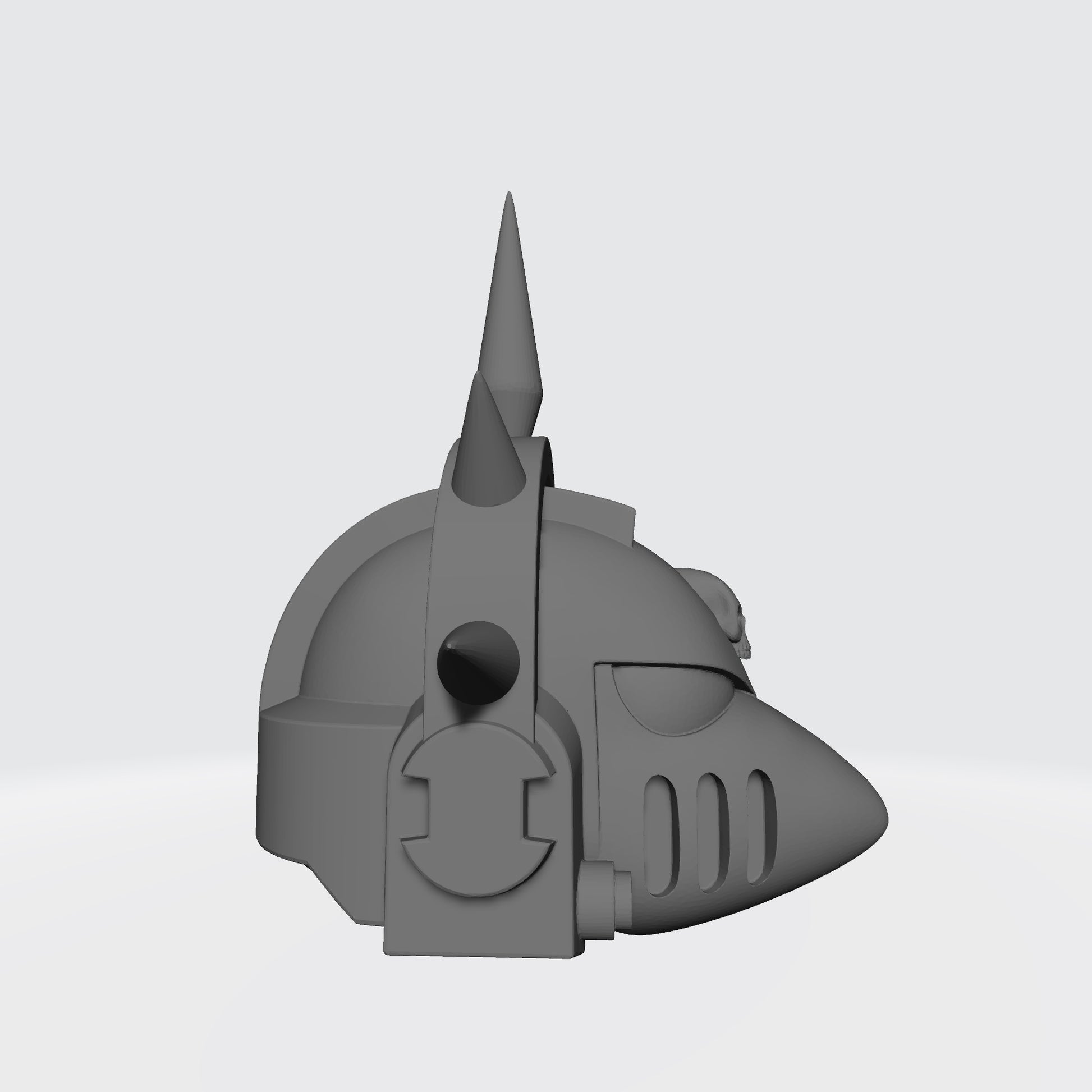 Sanguis Warrior Order G6 Beaked Skull Halo resin helmet upgrade compatible with McFarlane 7-inch armored action figures