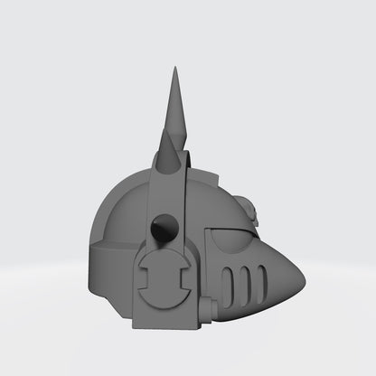 Sanguis Warrior Order G6 Beaked Skull Halo resin helmet upgrade compatible with McFarlane 7-inch armored action figures