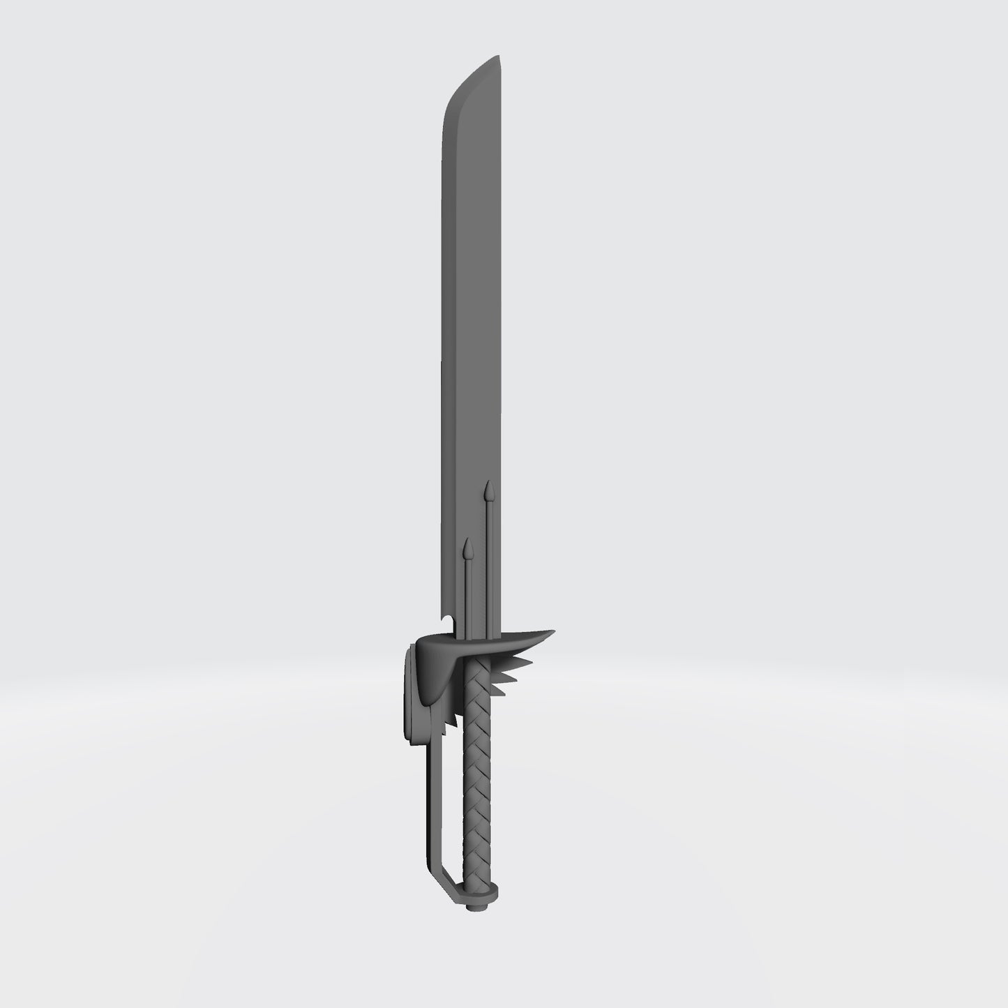 Custom resin Sanguis Warrior Order Glaive Encarmine Power Sword for the right hand compatible with McFarlane Toys 7-inch armored action figures.
