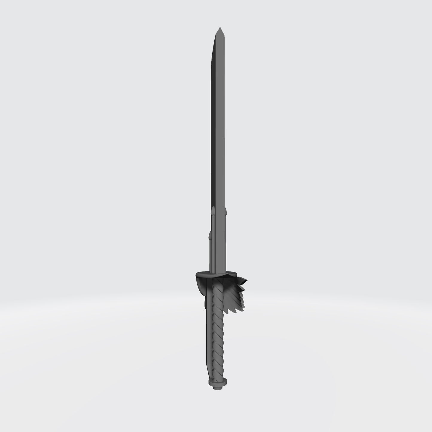 Custom resin Sanguis Warrior Order Glaive Encarmine Power Sword for the right hand compatible with McFarlane Toys 7-inch armored action figures.